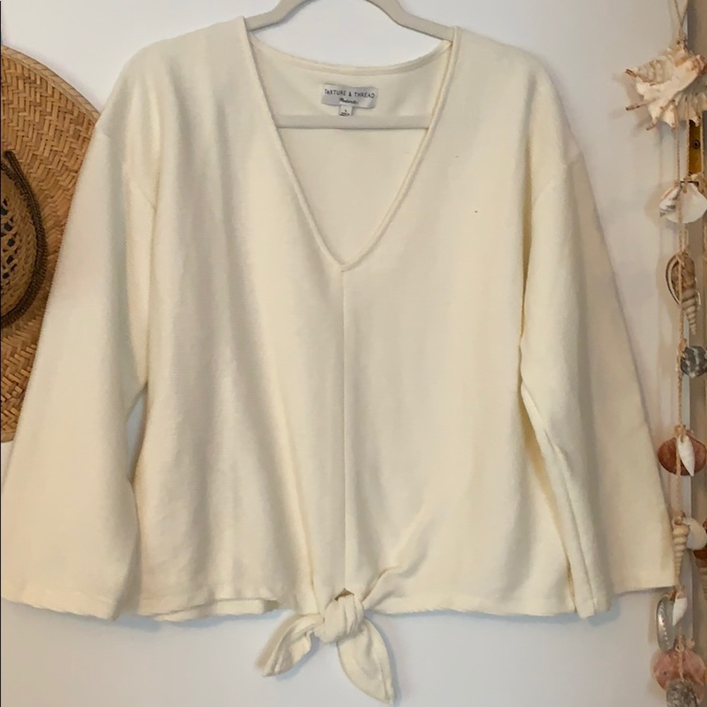 Madewell Texture And Thread Top. Nwot - image 1